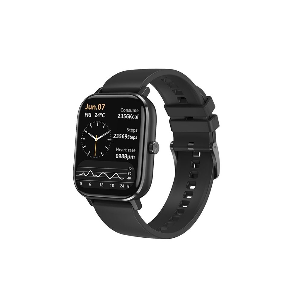 Inbase Urban Lyf Smartwatch  (Black Strap, 1.75)