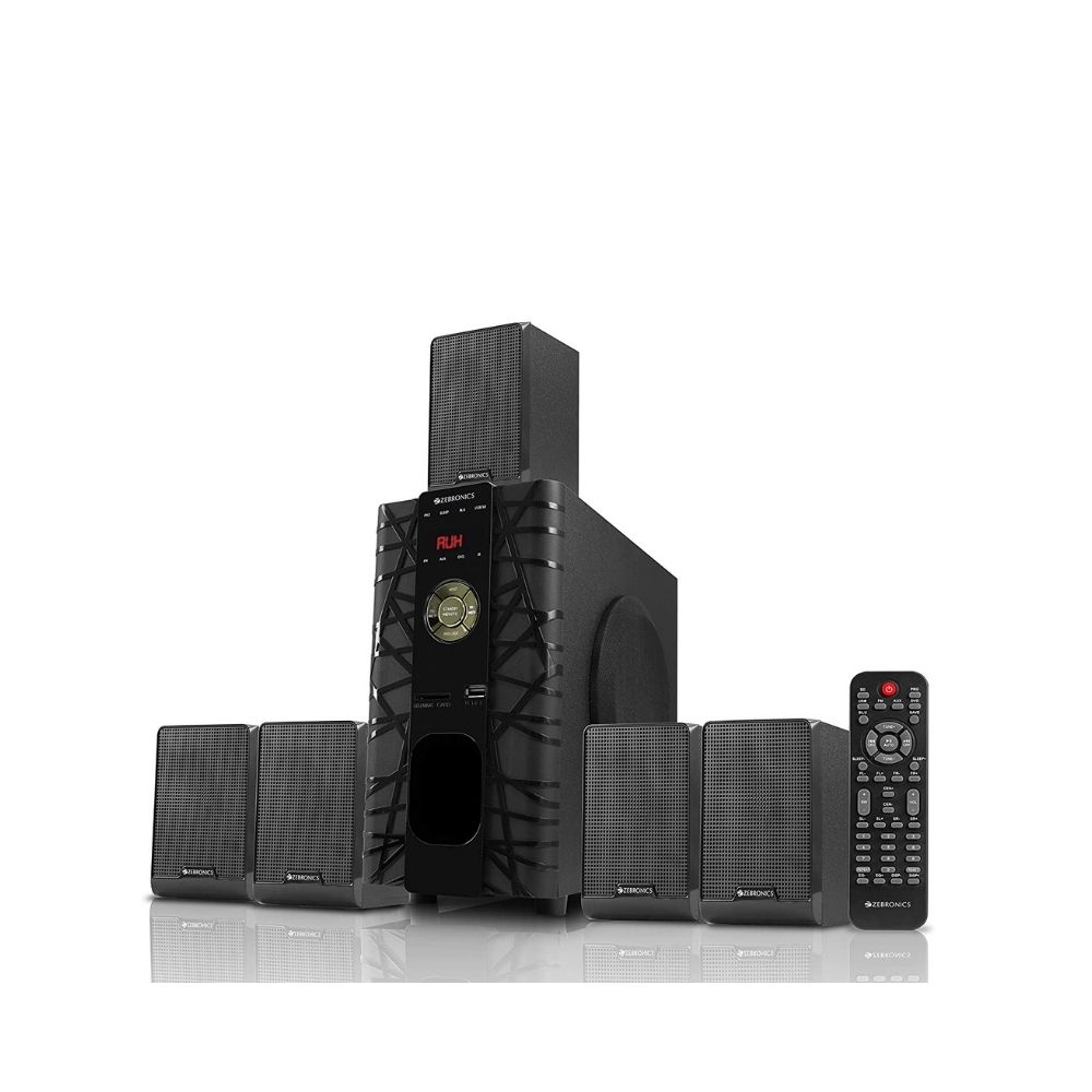 Zebronics ZEB-BT 6590 RUCF 65 W Bluetooth Home Theatre  (Black, 5.1 Channel)