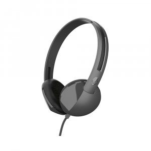 Skullcandy Anti Wired On Ear Headphone With Microphone-(Black)