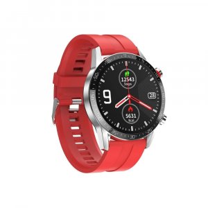 French Connection L19-G Unisex Smartwatch with Full Touch Screen - Red