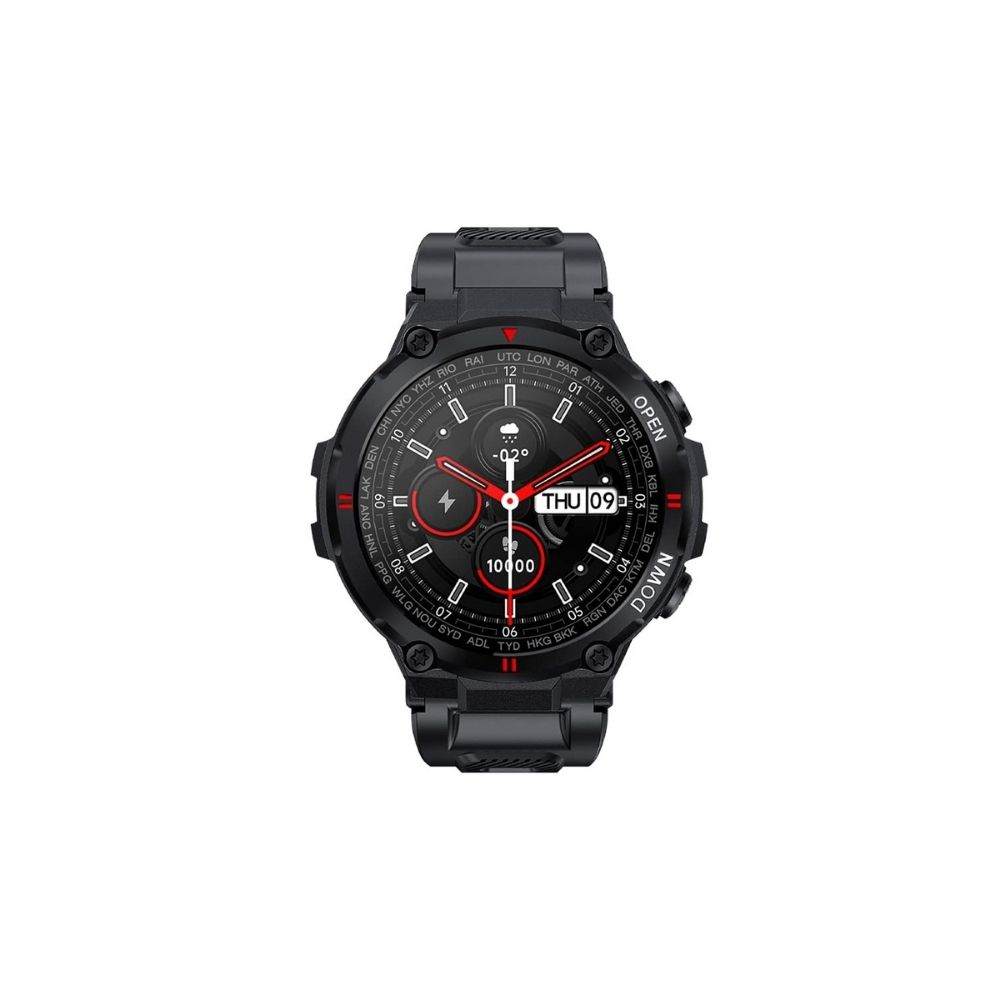 JUST CORSECA Ray K'ANAB!S Calling smartwatch with IP68 and Sports Watch - (Black)
