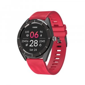 Noise NoiseFit Endure Smart Watch with 100+ Cloud Based Watch Faces &amp; 20 Day Battery Life (Racing Red)