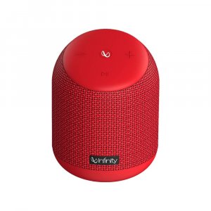 Infinity by Harman CLUBZ 250 Dual EQ Deep Bass 15W Portable Waterproof Wireless Speaker (Red)