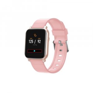 French Connection F1 Touch Screen Unisex Smartwatch with Heart Rate &amp; Blood Pressure Monitoring - Pink