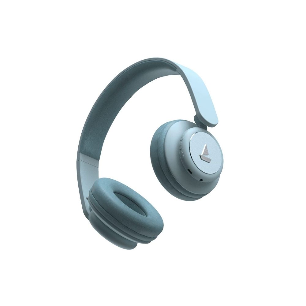 boAt Rockerz 450 Bluetooth Wireless On Ear Headphone with Mic (Aqua Blue)