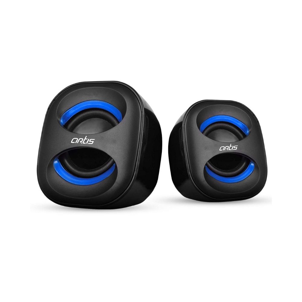 Artis Mini 2.0 USB Multimedia Speakers (Blue)