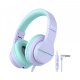 iClever HS19 Kids Headphones with Microphone (Purple)