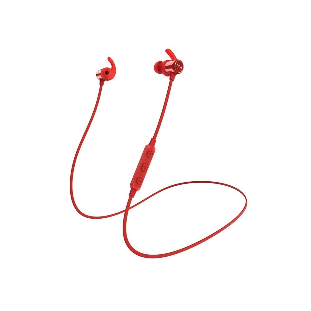 Mivi Thunder Beats 2 Upgraded Audio Bluetooth Wireless in Ear Earphones with Superior Sound, Headphones (Red)