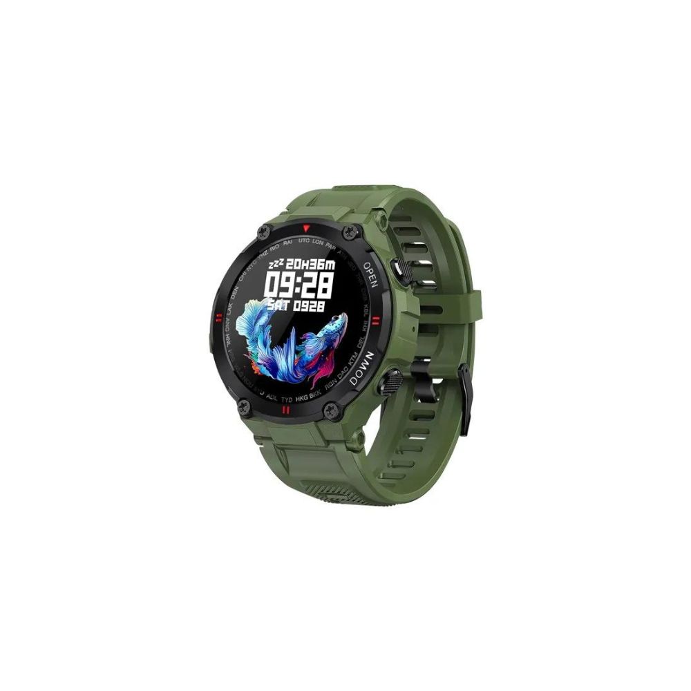 Just Corseca Ray K'ANAB!S Calling Smartwatch with IP68 and Sports Watch (Green)