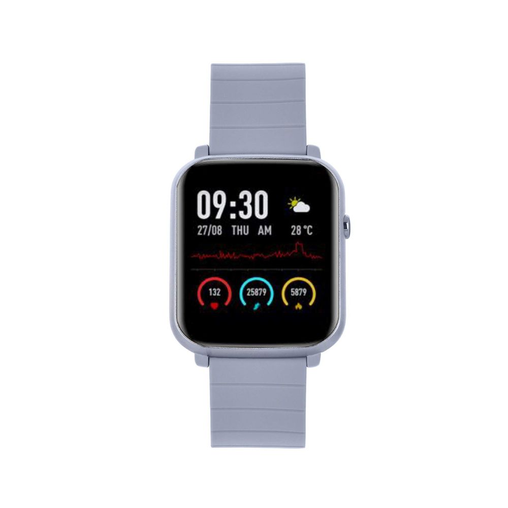 French Connection F1 Touch Screen Unisex Smartwatch with Heart Rate & Blood Pressure Monitoring - Grey