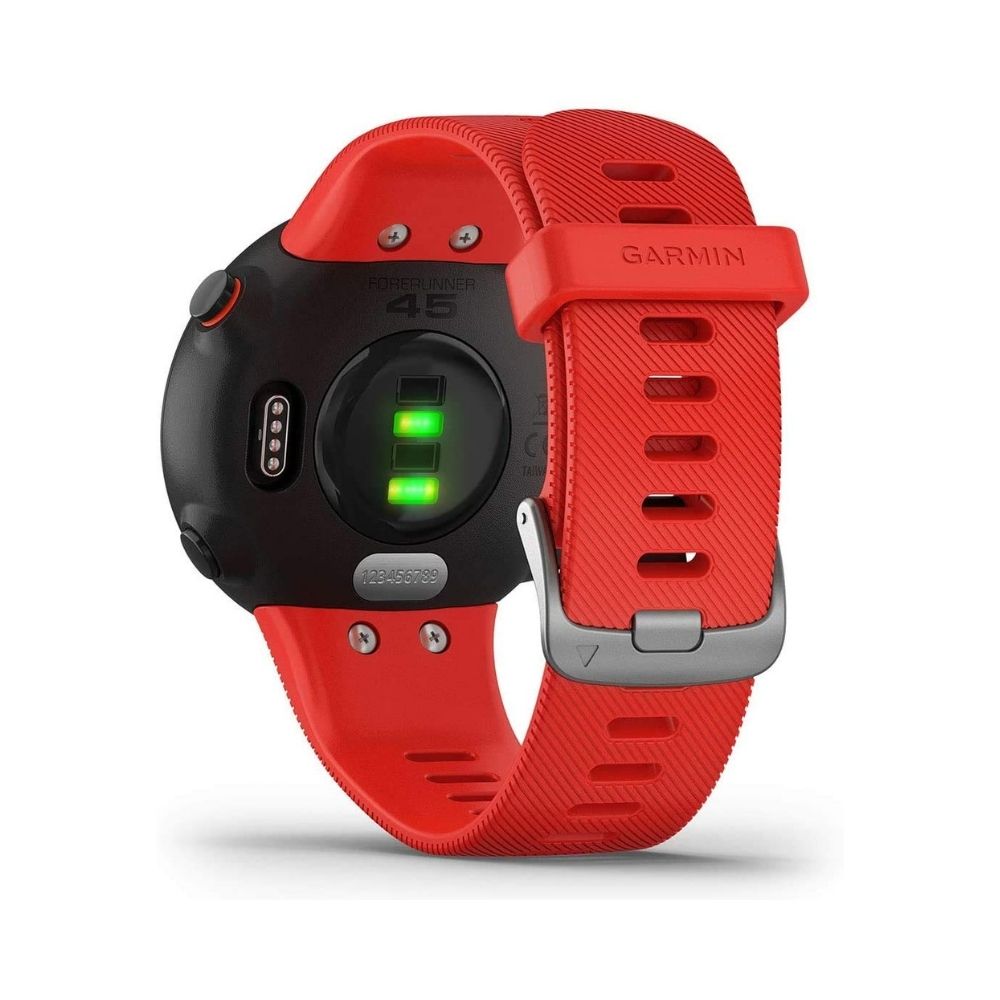 Garmin Forerunner 45 Stainless-Steel Smart Watch (Lava Red)