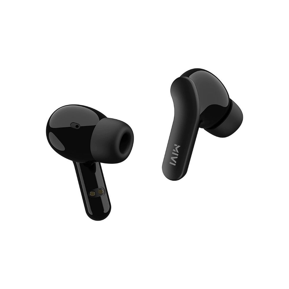 Mivi DuoPods A25 True Wireless Earbuds with 40Hours Battery, 13mm Bass Drivers & Made in India-(Black)