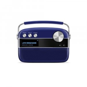 Carvaan Saregama Premium Marathi - Portable Music Player with 5000 Preloaded Songs, FM/BT/AUX (Royal Blue)