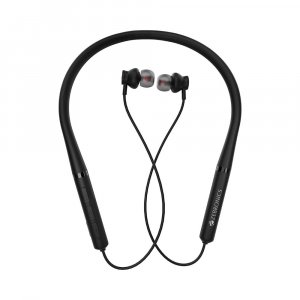 ZEBRONICS Zeb-Yoga 90 Pro Wireless Bluetooth in Ear Neckband Earphone, Rapid Charge-(Black)