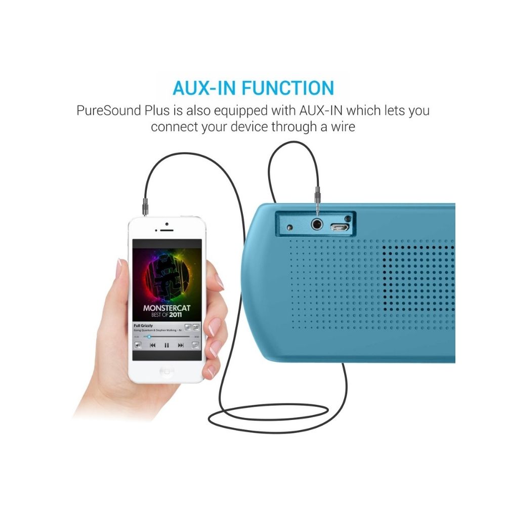 Portronics POR-780 6 Watt 2.1 Channel Wireless Bluetooth Portable Speaker (Blue)