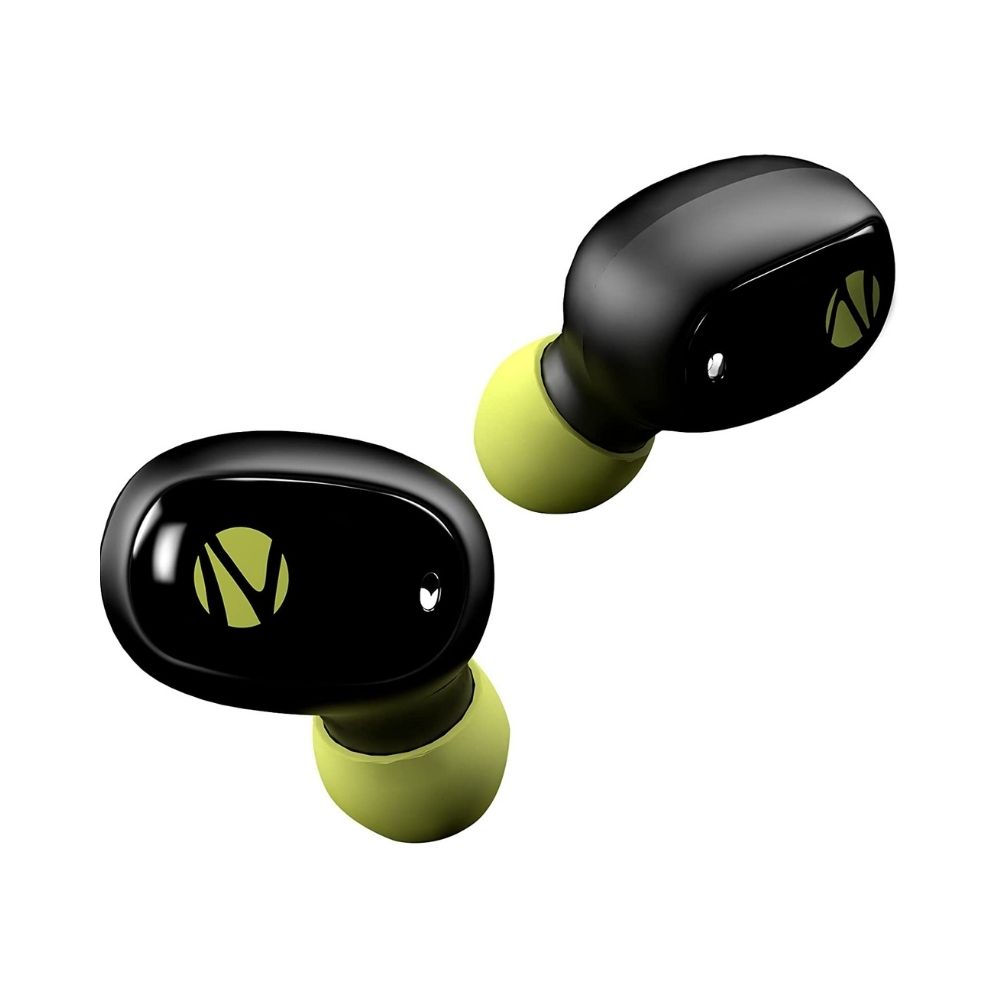 Zebronics Zeb-Sound Bomb 1 TWS Earbuds with BT5.0, Up to 12H Playback-(Green)