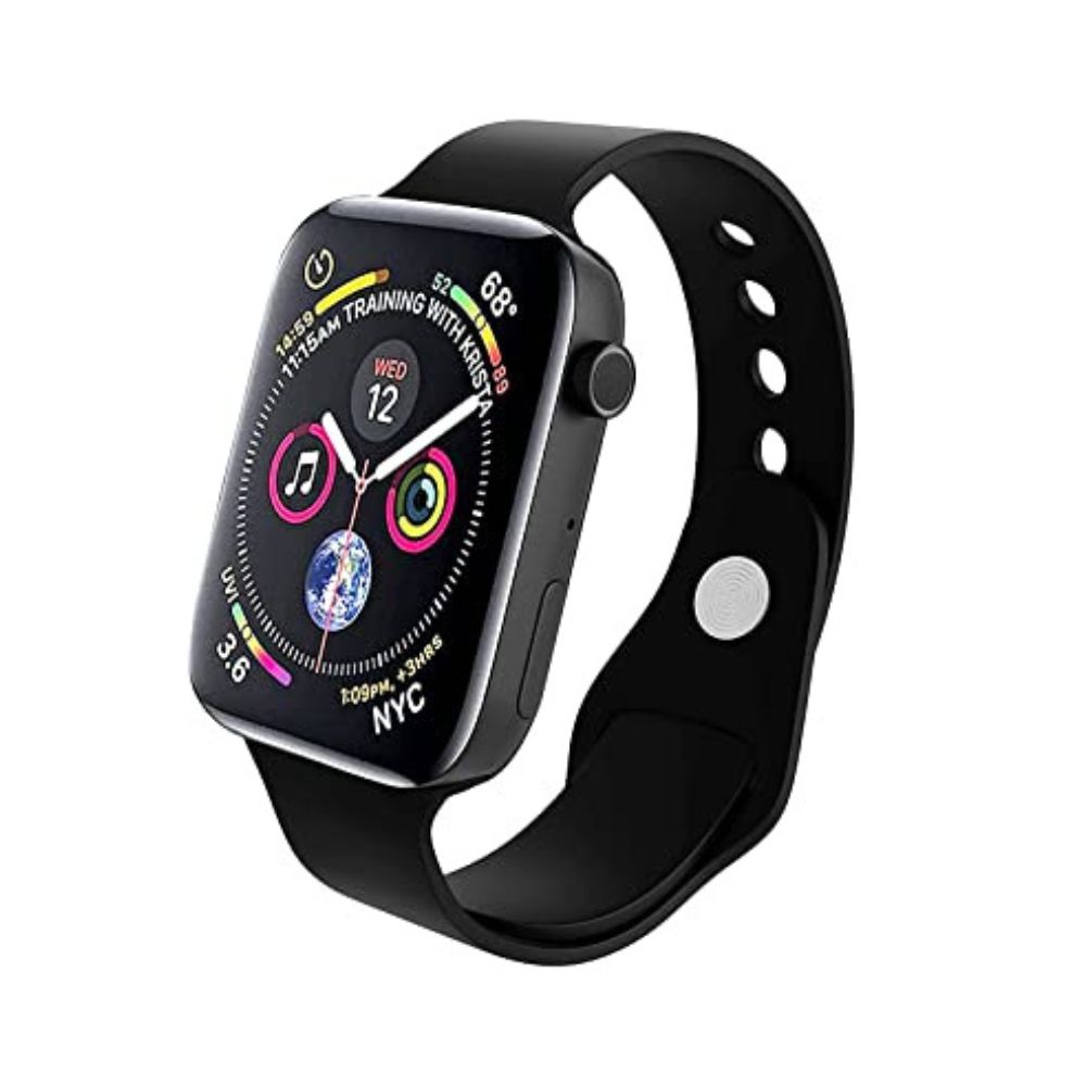 UBON Smart Watch Fitguru 1.75” Full Touch HD Display with Heart & SpO2 Monitoring Smart Watch for Men Women, Black