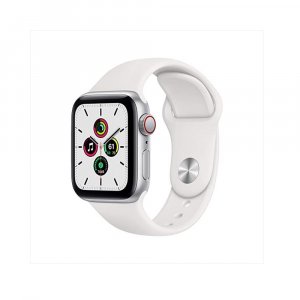 Apple Watch SE (GPS + Cellular,MYEF2HN/A 40mm) - Silver Aluminium Case with White Sport Band