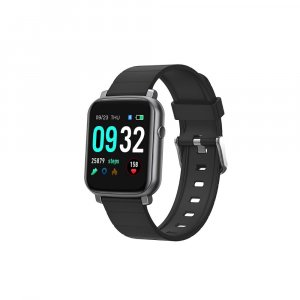 French Connection F1 Touch Screen Unisex Smartwatch with Heart Rate &amp; Blood Pressure Monitoring - Black