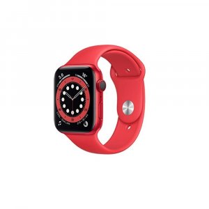 Apple Watch Series 6 GPS M00M3HN/A 44 mm Red Aluminium Case with Product (Red) Sport Band