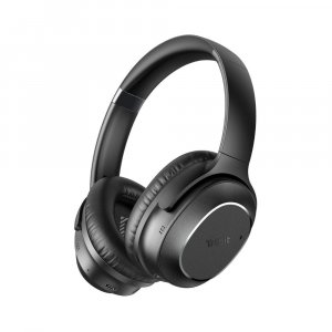 Tribit QuietPlus72 Over The Ear Wireless Bluetooth Headphones with Mic-(Black)