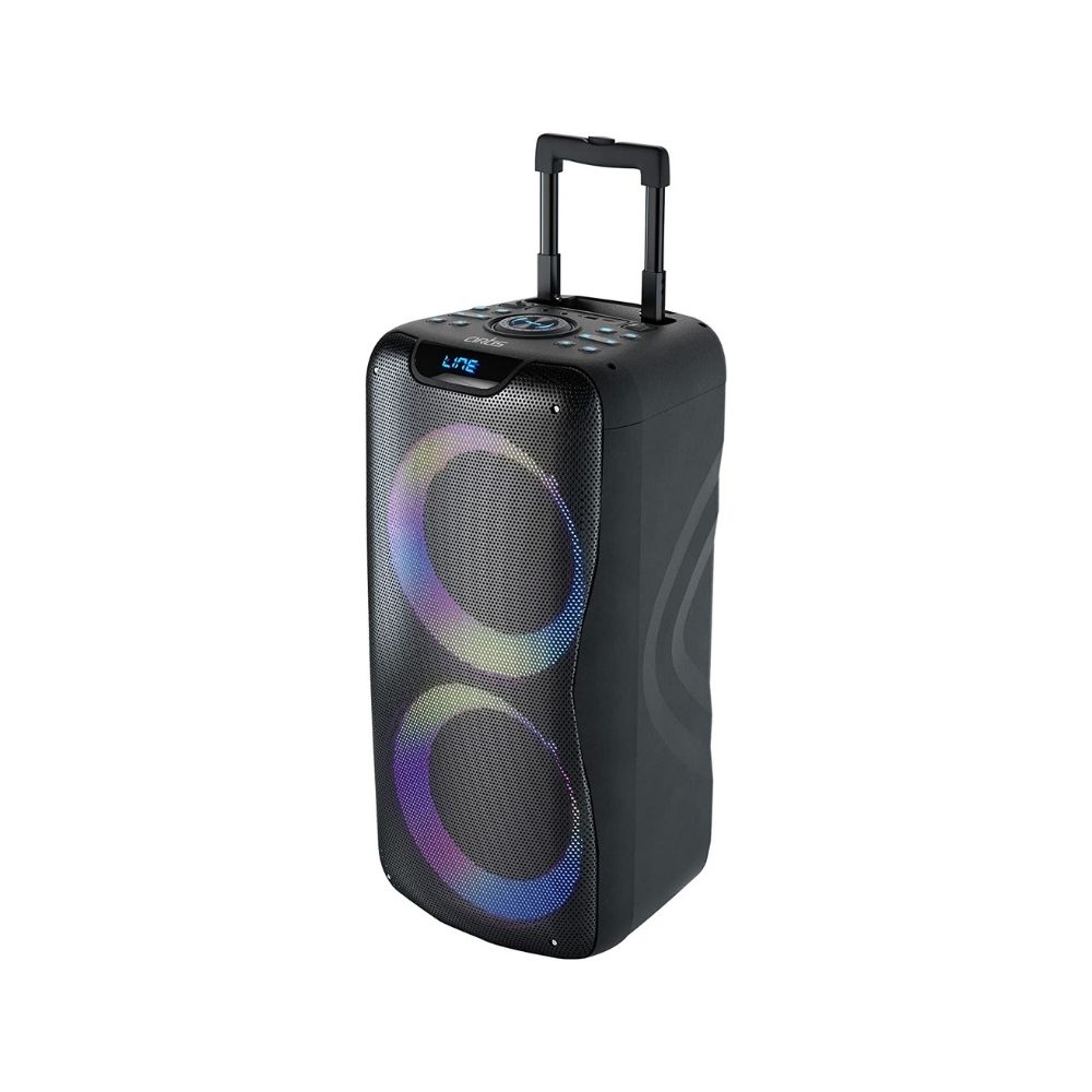 Artis BT600 Wireless Bluetooth Trolley Speaker with 7 Colours LED Lights (80W RMS Output)