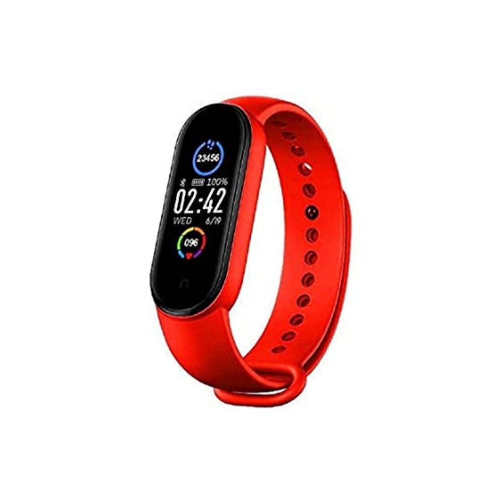SHOPTOSHOP Smart Band 2.3 – Fitness Band, Men’s and Women’s (red)
