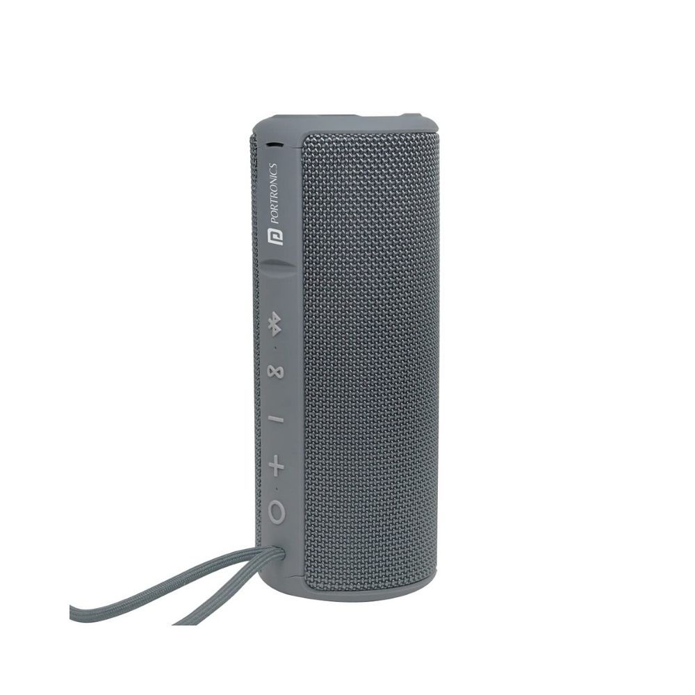 Portronics Breeze Plus POR-545 20W Bluetooth 5.0 Portable Stereo Speaker - Grey