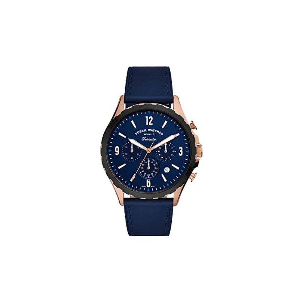 Fossil Forrester Analog Blue Dial Men's Watch-FS5814