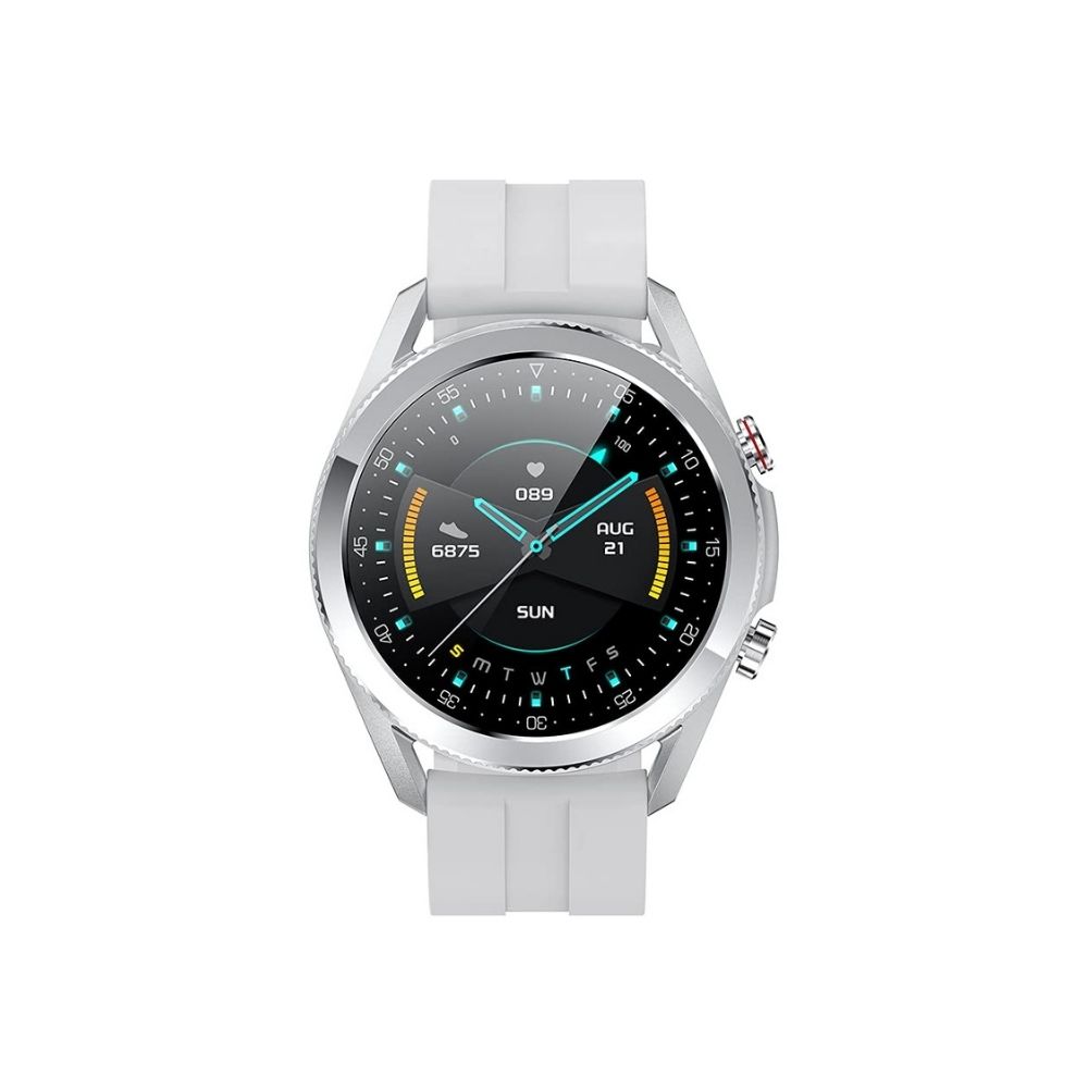 French Connection L19 Series Unisex Smartwatch with Full Touch Screen - White