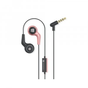 Portronics Conch 70 in-Ear Wired Earphone with Mic, 3.5mm Audio Jack(Pink)