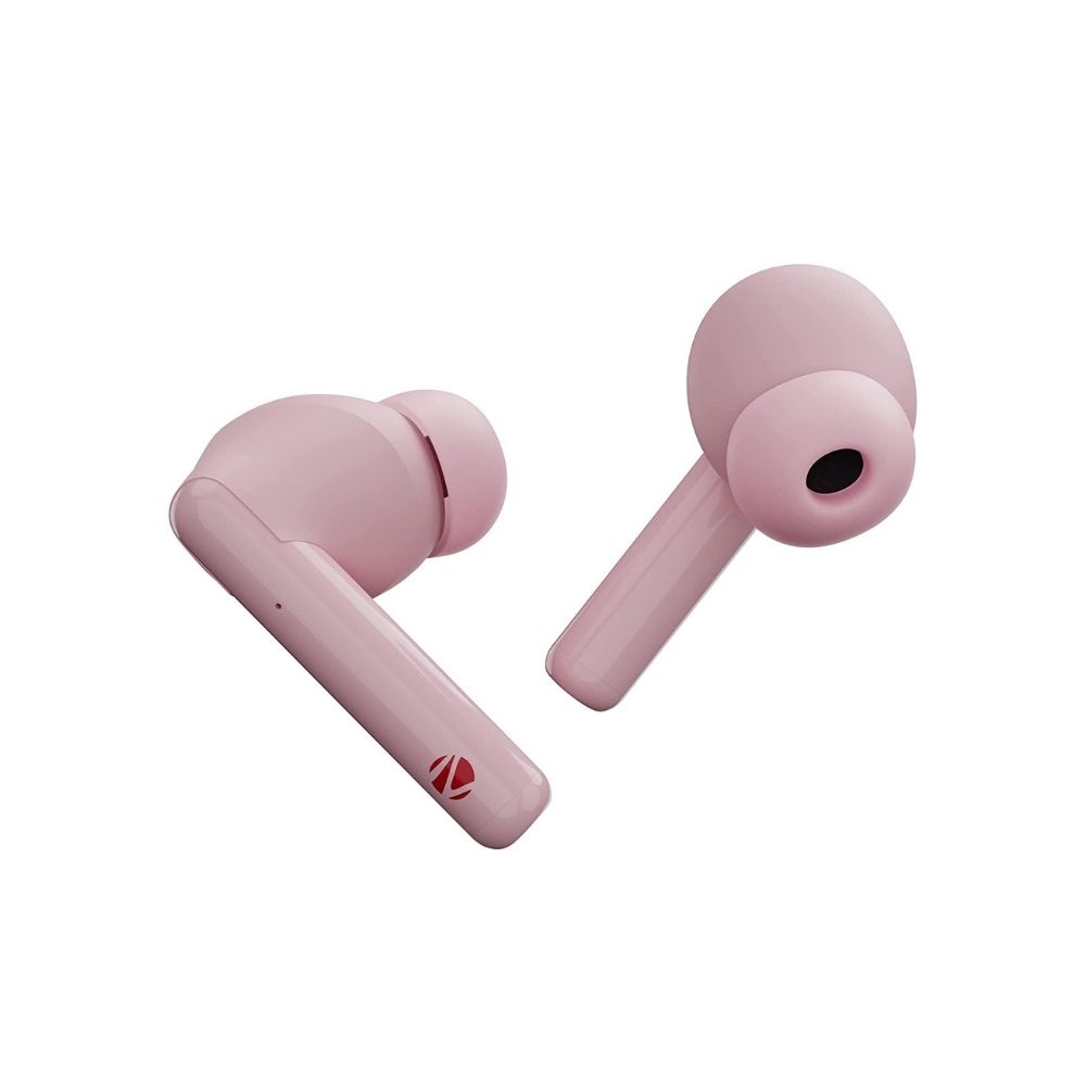 Zebronics Zeb-Sound Bomb 5 TWS V5.0 Bluetooth Truly Wireless in Ear Earbuds with Up to 22H Backup-(Pink)