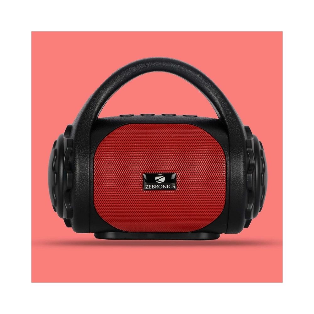 Zebronics Zeb-County Wireless Bluetooth Portable Speaker (Black+Red)