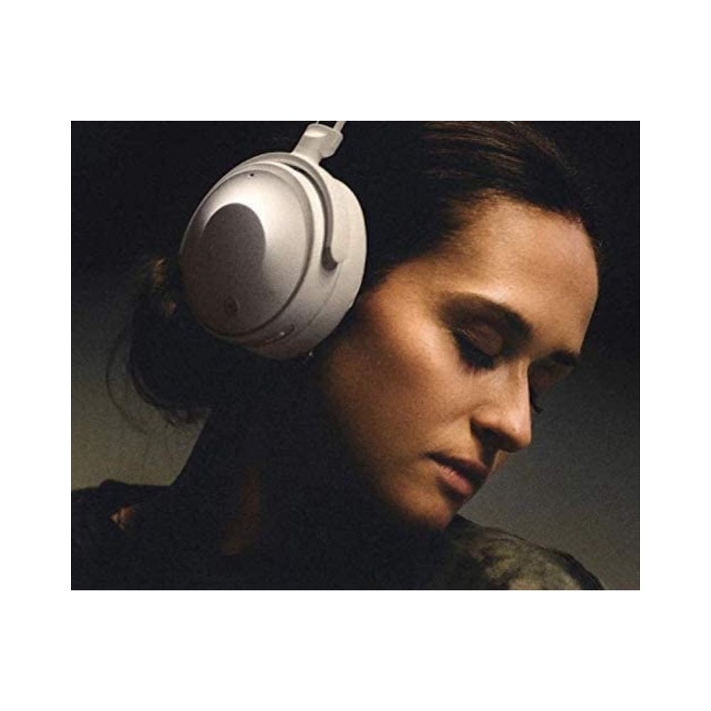 YAMAHA YH-E700A Wireless Bluetooth Over Ear Headphones with mic, Advance Noise Cancelling, Ambient Sound, Listening Optimizer (White)