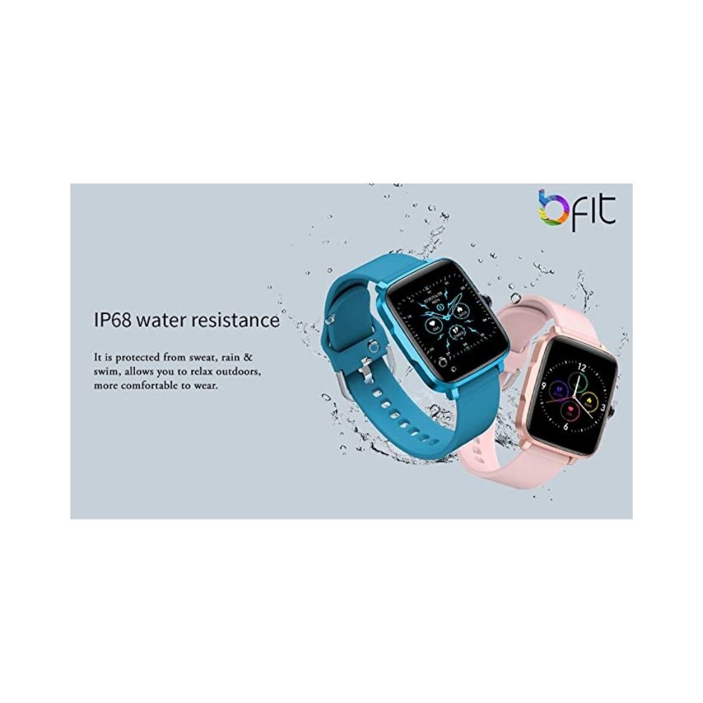 BFIT Gen B1 Touchscreen Unisex Stainless Steel case smartwatch (Black)