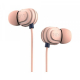 Mivi Rock and Roll E5 Wired In Ear Earphones with HD Sound and Extra Powerful Bass with Mic-(Beige)