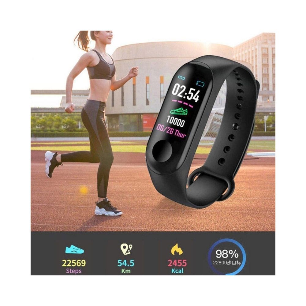 SHOPTOSHOP M3C Smart Band Fitness Tracker Watch with Heart Rate