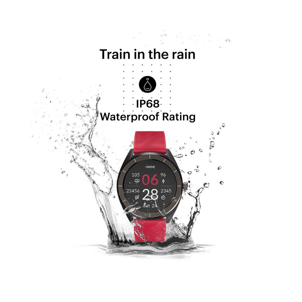 Noise NoiseFit Endure Smart Watch with 100+ Cloud Based Watch Faces & 20 Day Battery Life (Racing Red)