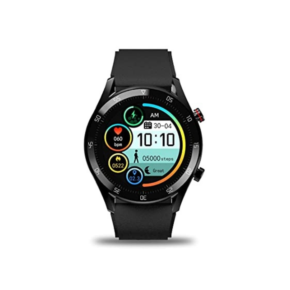 Gionee STYLFIT GSW8 Smartwatch with Bluetooth Calling and Music(Eclipse Black), Regular
