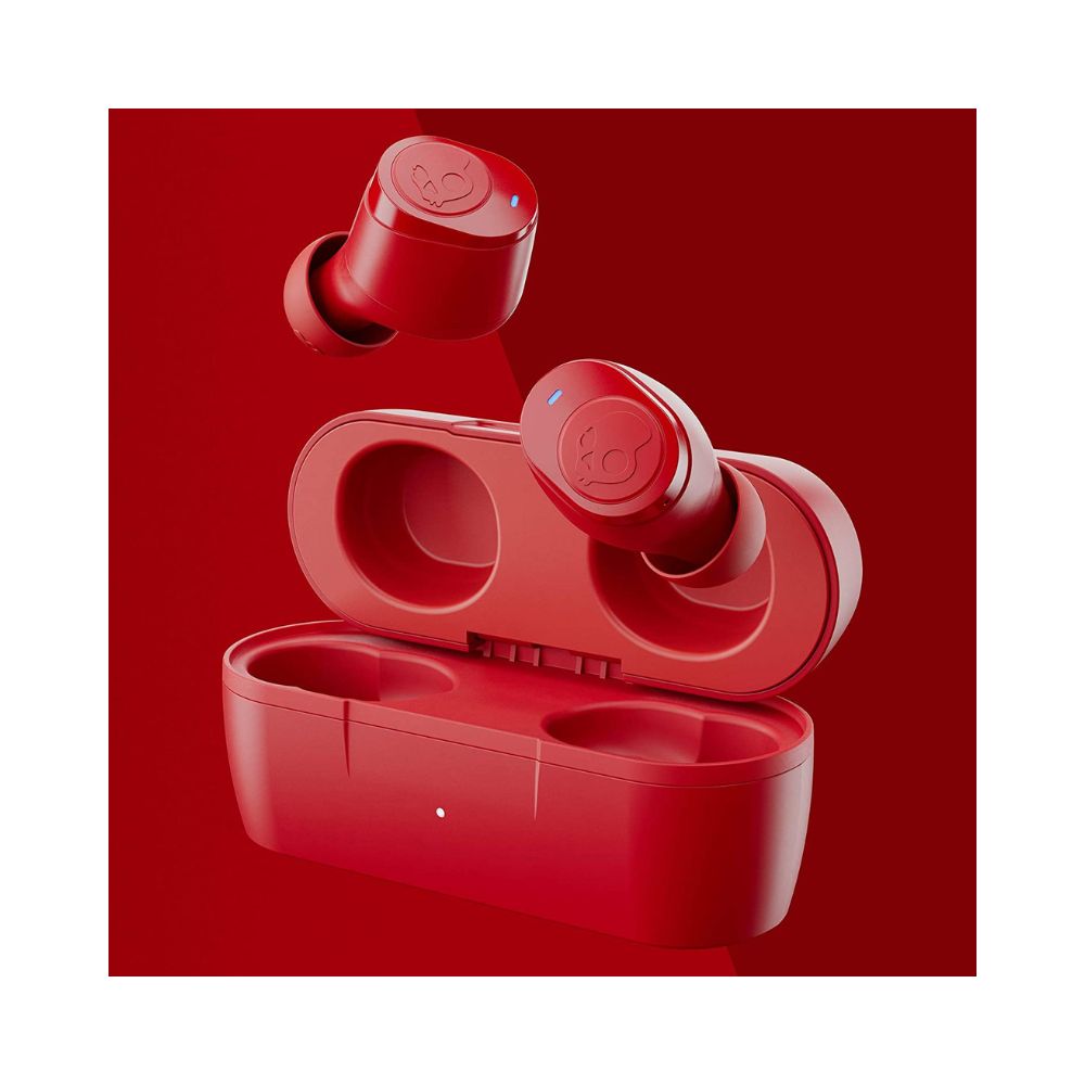 Skullcandy Jib True Wireless Earbuds with 22 Hours Total Battery-(Golden Red)