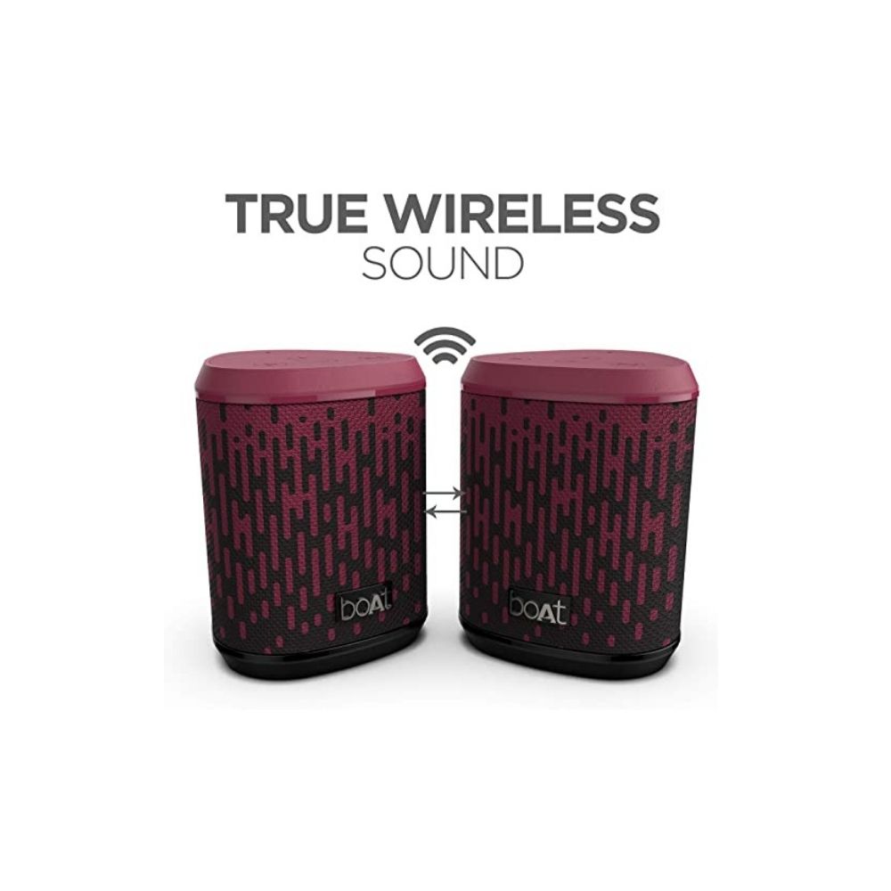 boAt Stone 170 with 5W Bluetooth Speaker (Mysterious Maroon)