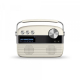 Saregama Carvaan Hindi - Portable Music Player with 5000 Preloaded Songs, FM/BT/AUX (Porcelain White) - Without App