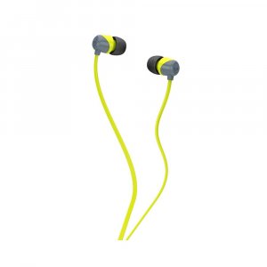 Skullcandy Jib Wired In-Earphone without Mic-(Lime/Gray)