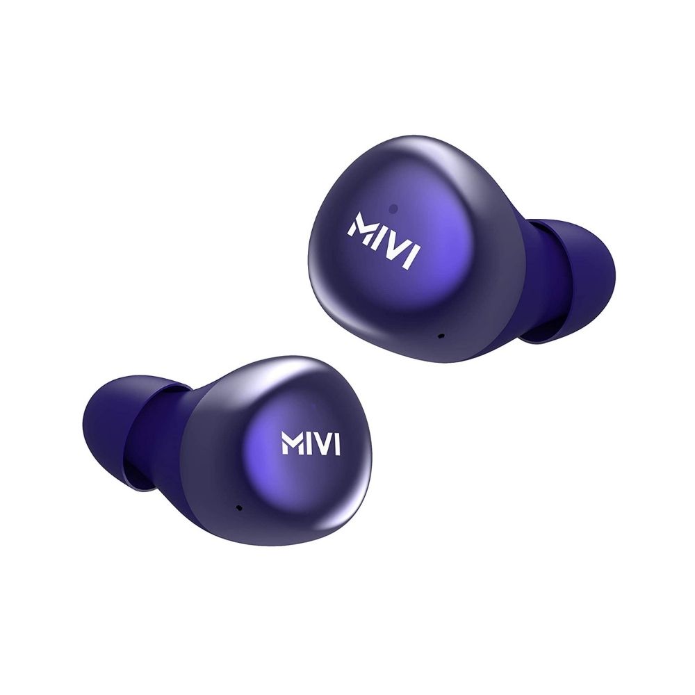 Mivi Duopods M40 True Wireless Bluetooth In Ear Earbuds with Mic-(Blue)