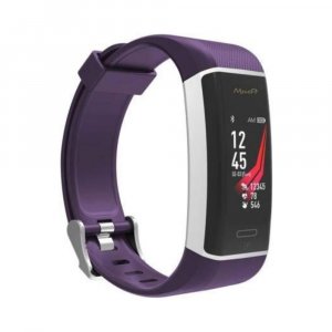 MevoFit Run Fitness Band, Fitness Smartwatch and Activity Tracker for Men &amp; Women (Purple)