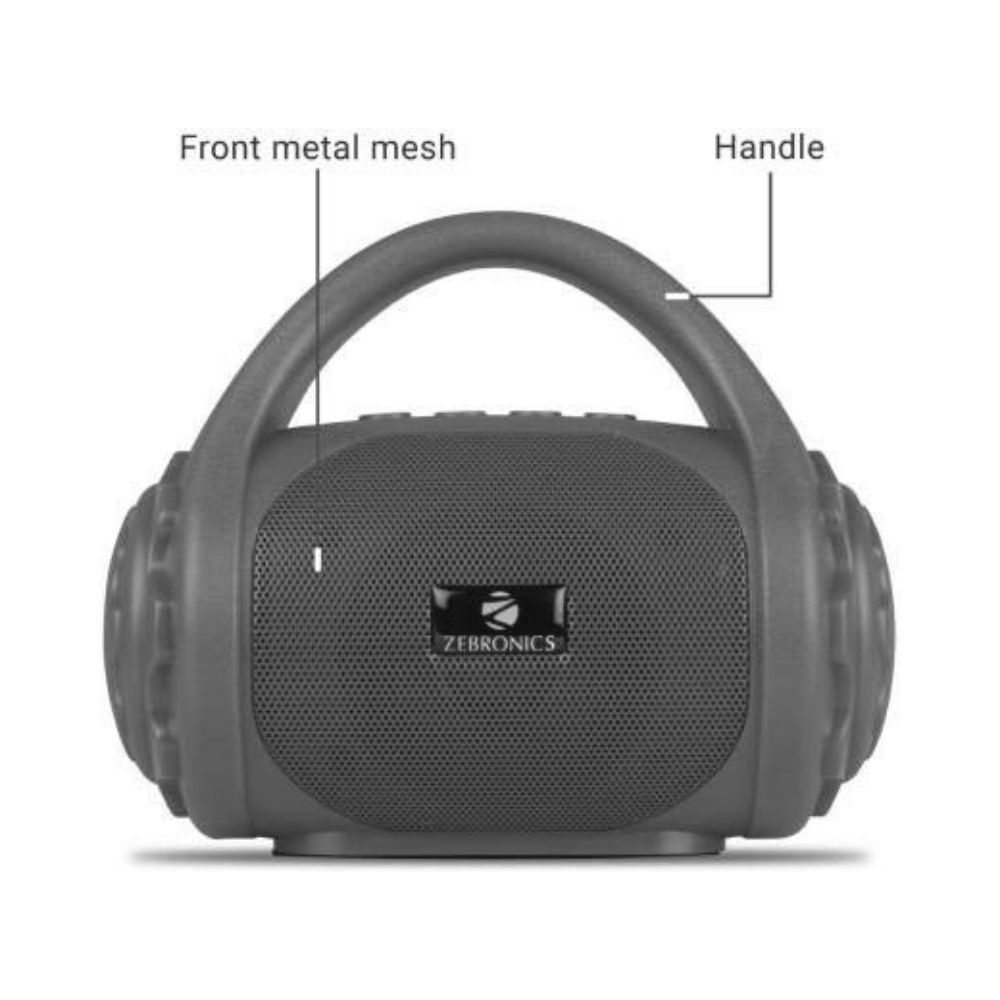 Zebronics Zeb-County 3 Watt Wireless Bluetooth Outdoor Speaker (Gray)