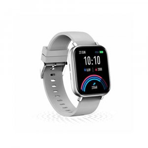 Gionee STYLFIT GSW6 Smartwatch with Bluetooth Calling and Music, Full Touch Control (Light Gray)