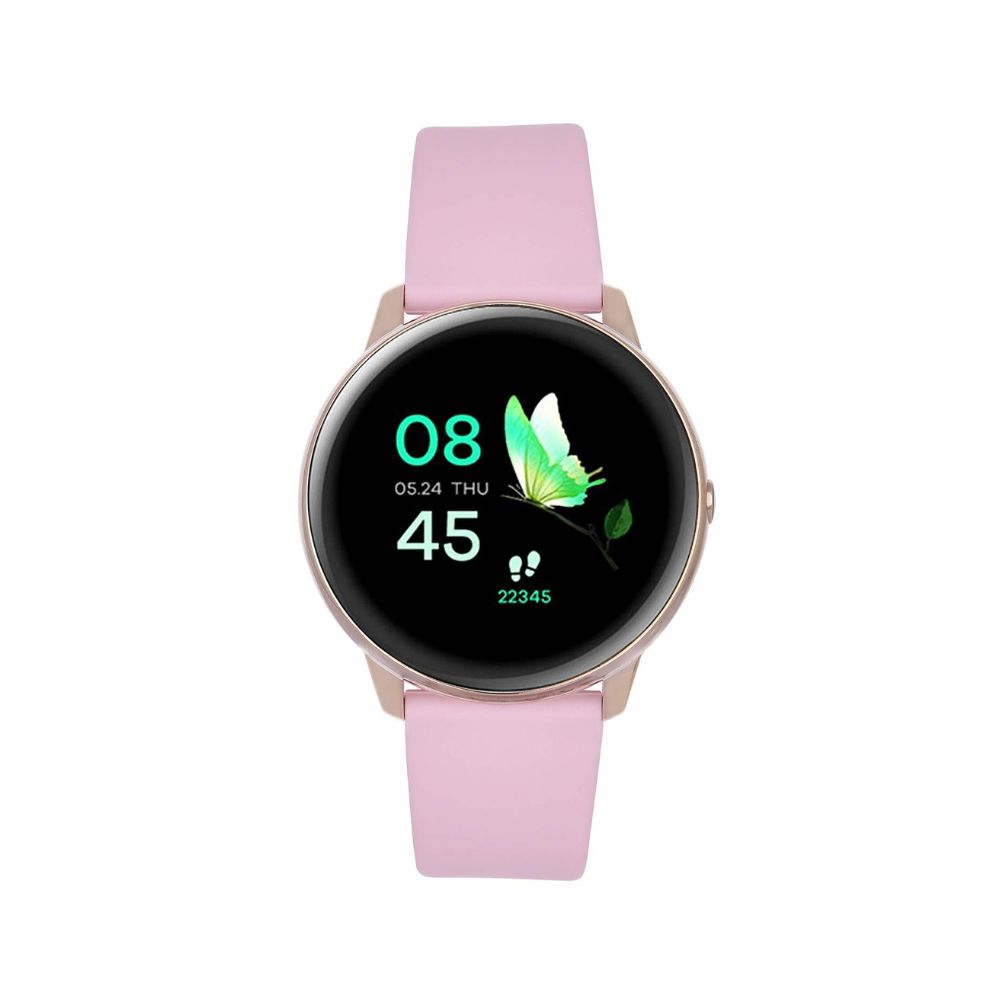 French Connection R3 Touch Screen Unisex Metal case Smartwatch-Pink