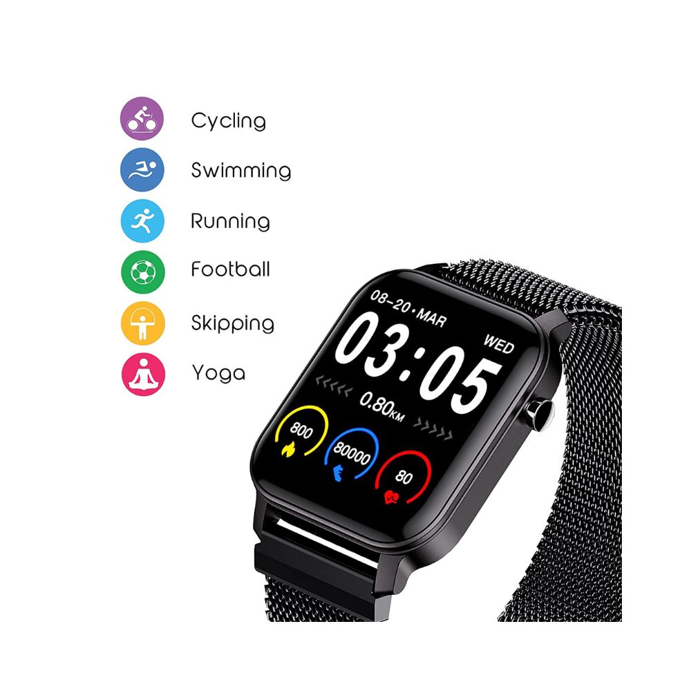 Maxima Max Pro X2 Smartwatch with Oximeter Function for SpO2, 1.4