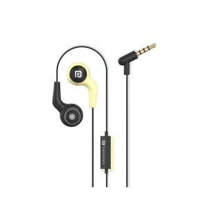 Portronics Conch 70 in-Ear Wired Earphone with Mic, 3.5mm Audio Jack(Yellow)